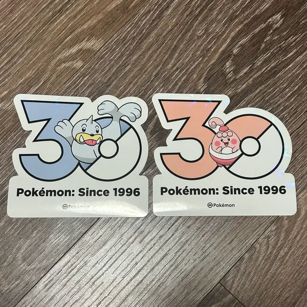[BUNJANG] Pokemon 30th Anniversary Stickers JjuJju & Pingbok / 포켓몬 30주년 스티커 쥬쥬 핑복