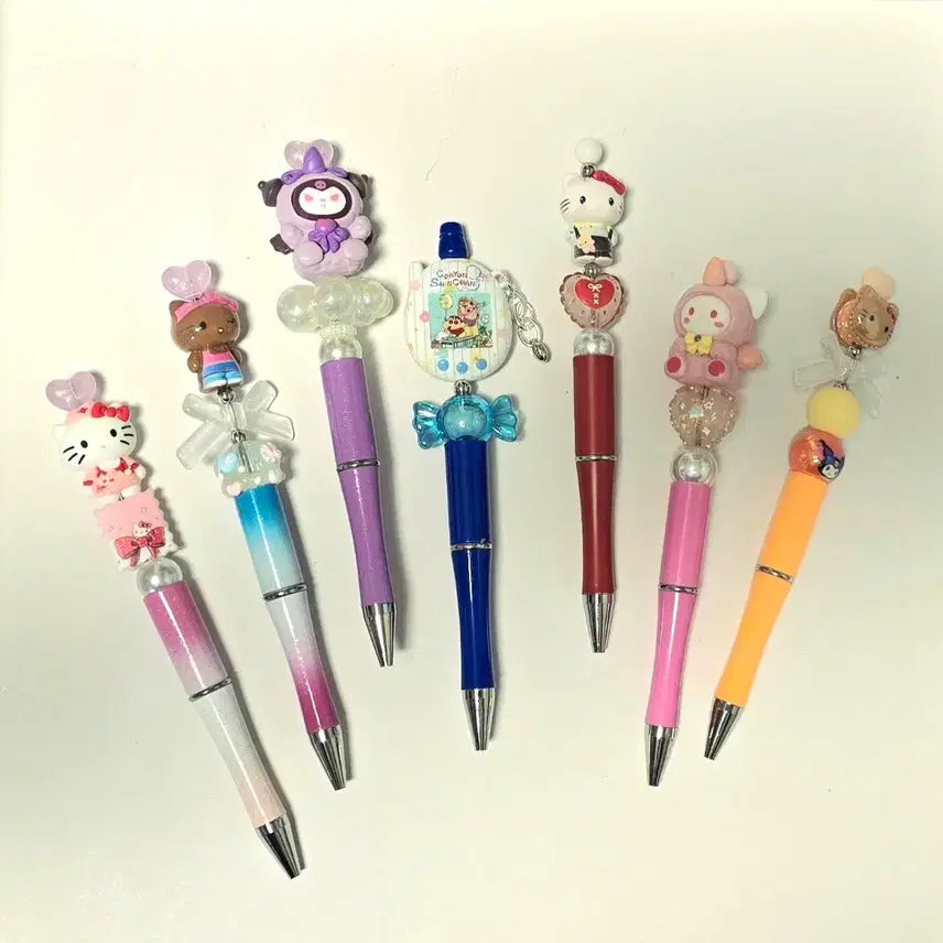[BUNJANG] Handmade Character Bead Deco Pen / 캐릭터 비즈 볼꾸펜