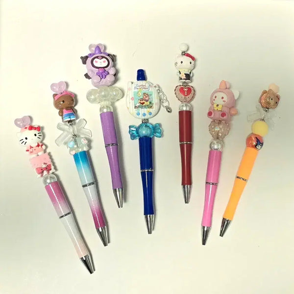 [BUNJANG] Handmade Character Bead Deco Pen / 캐릭터 비즈 볼꾸펜