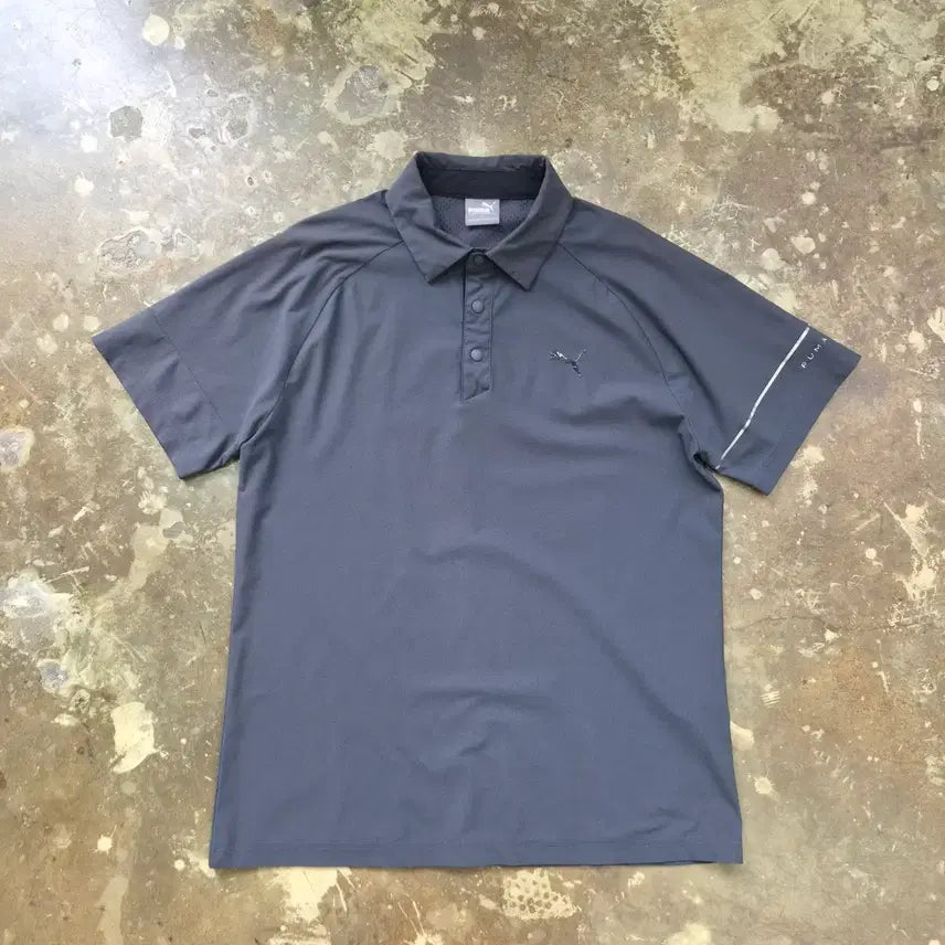 [BUNJANG] Puma Golf Performance Fabric Short Sleeve Polo T-Shirt L / L) 푸마 골프 기능성 원단 반팔 카라티 카라티셔츠