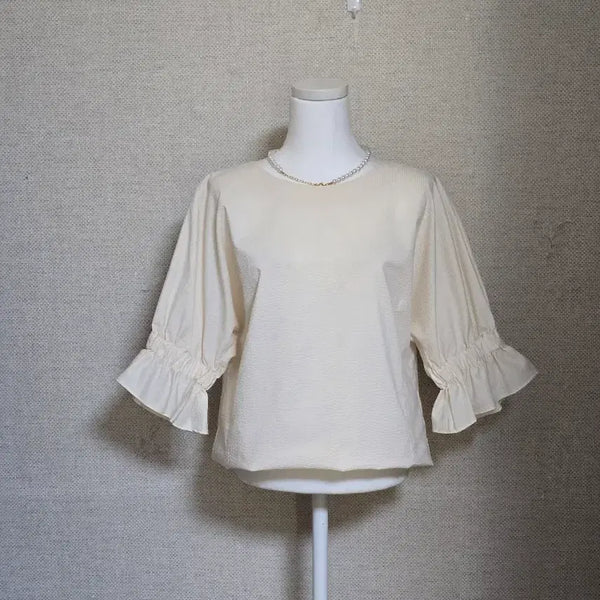 [BUNJANG] Beanpole Chiffon Blouse / 빈폴 지지미 블라우스(55~66)