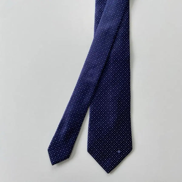[BUNJANG] Givenchy New Label Simple Logo Silk Necktie 8.6cm / 신형라벨 지방시 심플로고 정품 명품넥타이 (GIVENCHY) 8.6cm