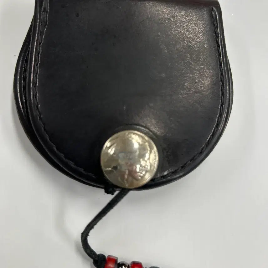 [BUNJANG] GOROS Old Goro's Black Saddle Leather Concho Coin Case / GOROS 올드고로스 블랙 새들레더 콘초 동전지갑