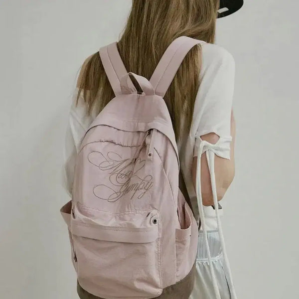 [BUNJANG] Sculptor Nylon Backpack Matte Pink / 스컬프터 나일론 백팩 매트 핑크