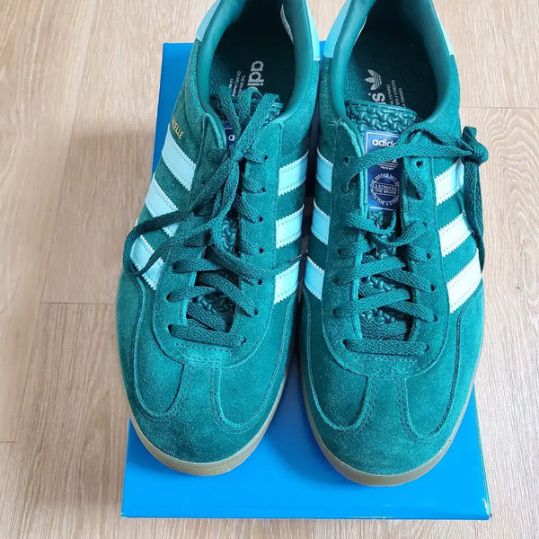 [BUNJANG] Adidas Gazelle Indoor Hazel Green Shoes (270mm) / 아디다스 가젤 헤이지 그린 270 팝니다.