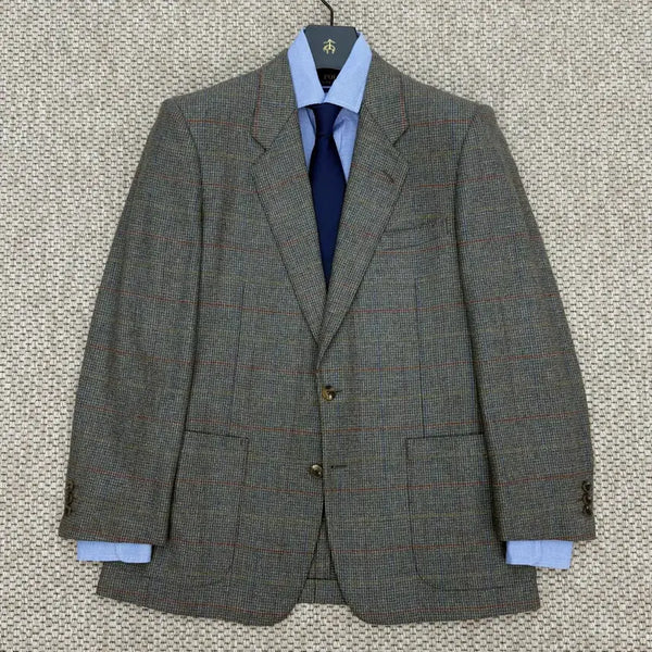 [BUNJANG] Hickey Freeman Customized Clothes Multi-Color Windowpane Sport Coat / Hickey Freeman 윈도우페인 스포츠 코트