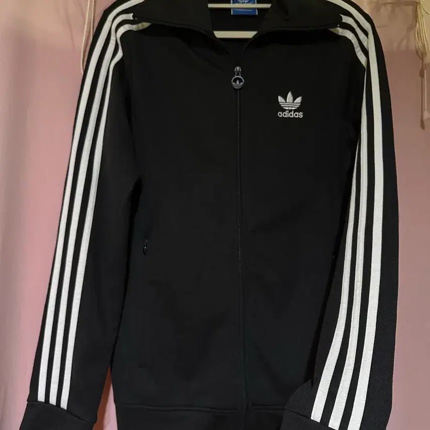 [BUNJANG] Adidas Europa Black Flame Track Top Zip-Up Jersey / 아디다스져지 아디다스 유로파 블랙 불꽃져지 집업 트랙탑 아디다스블랙
