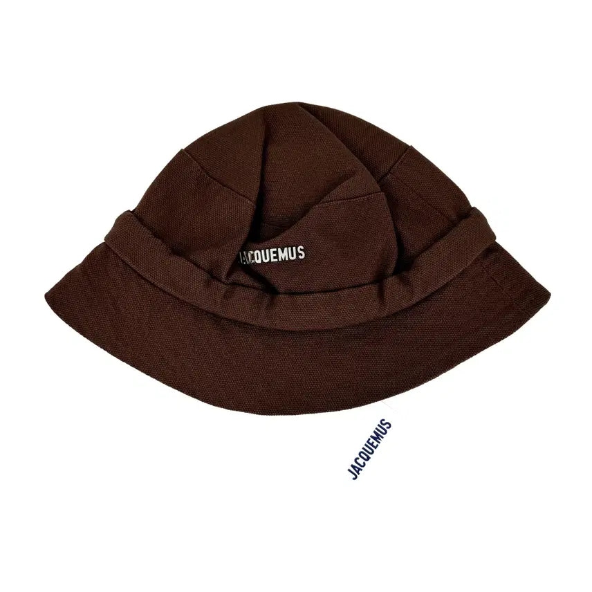 [BUNJANG] Jacquemus Le Bob Picchu Knotted Bucket Hat Brown / 자크뮈스 르밥 가조 노티드 버킷햇 브라운 223AC001 5035 850