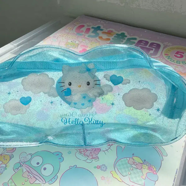 [BUNJANG] Sanrio Hello Kitty Cloud Pencil Case / 산리오 키티 구름 필통