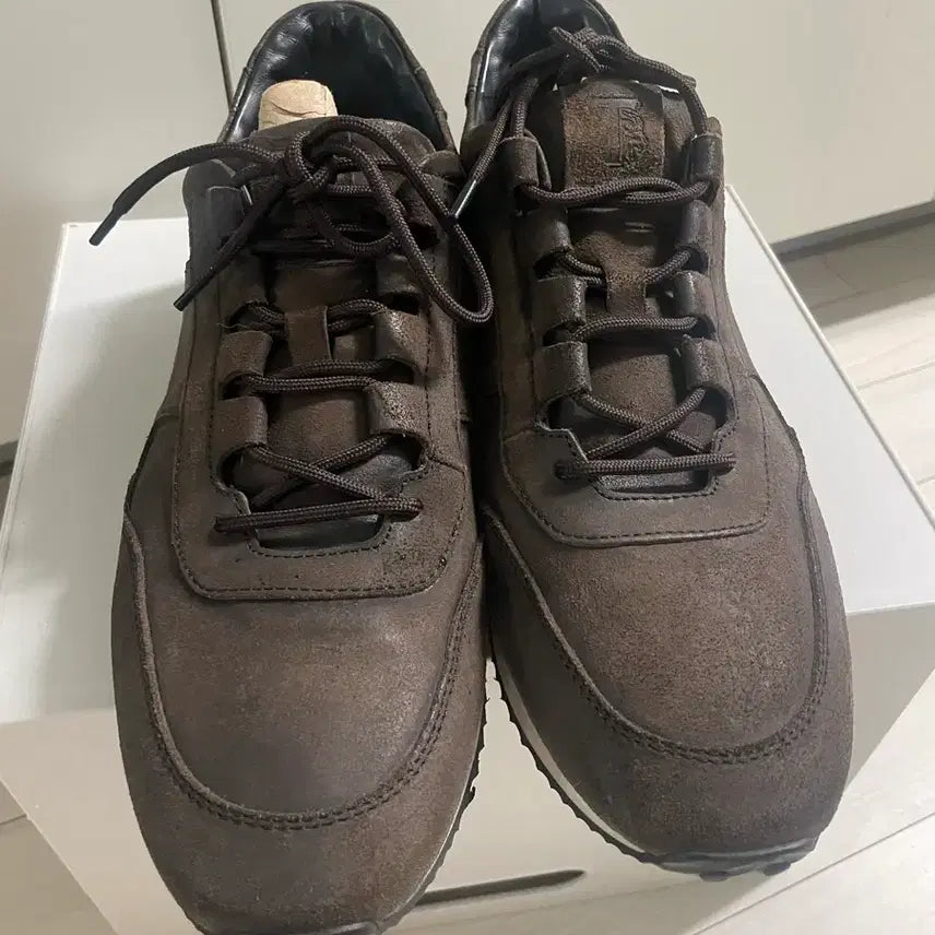 [BUNJANG] TOD'S Suede Sneakers Brown Size 10 / TOD'S 스웨이드 스니커즈 브라운 10 (남자용)