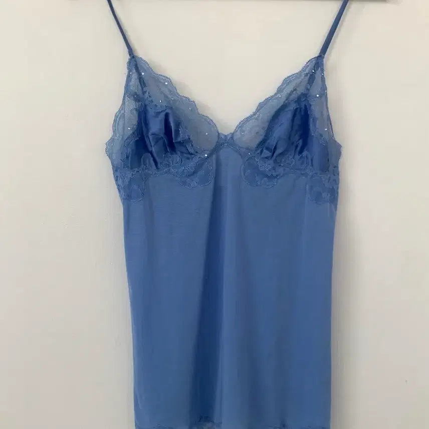[BUNJANG] Victoria's Secret Blue Lace Vintage Slip / 오네갸루 빅토리아 시크릿 블루 레이스 빈티지 슬립