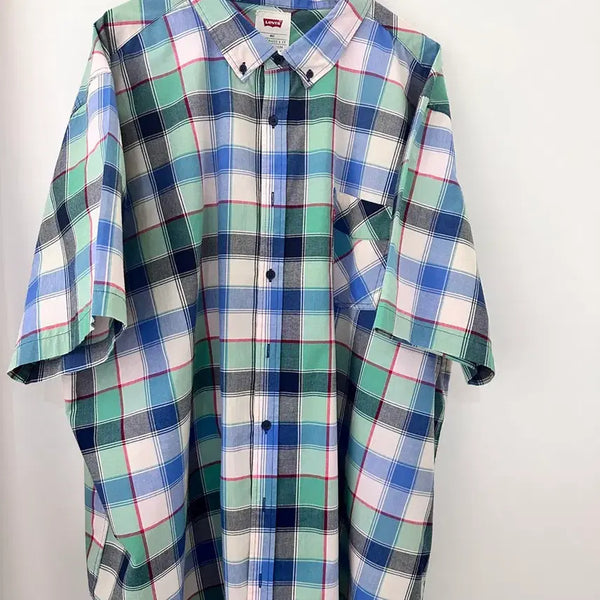 [BUNJANG] Levi's Checkered Flannel Shirt 4XL / 4XL]리바이스 남방 체크 셔츠