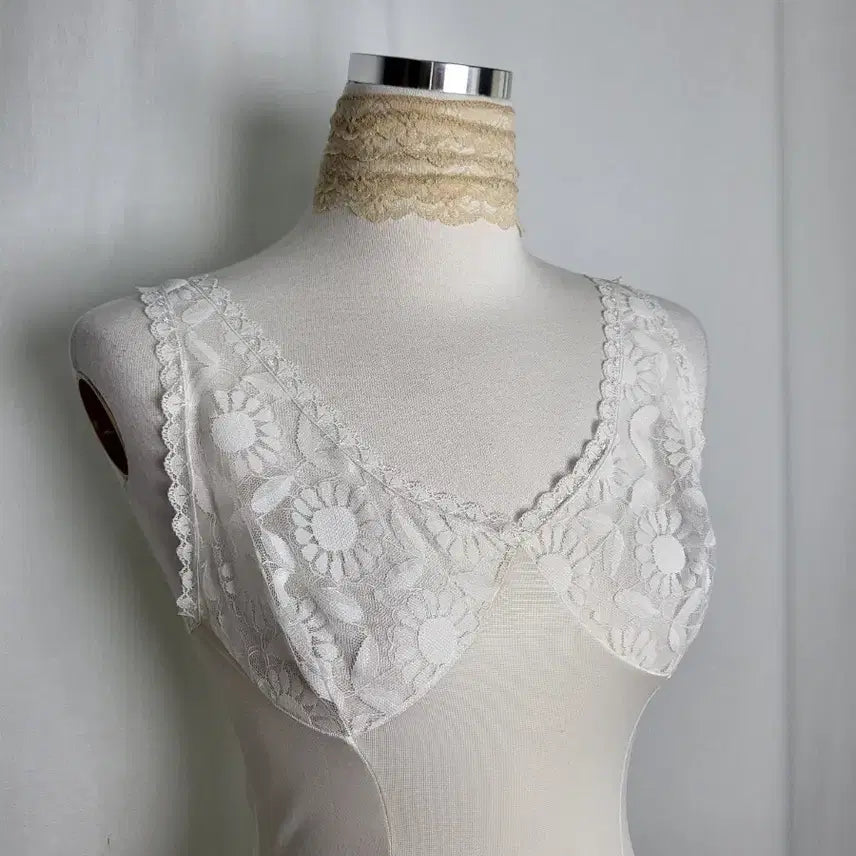 [BUNJANG] Vintage Daisy Slip Dress / 빈티지 데이지 슬립 원피스