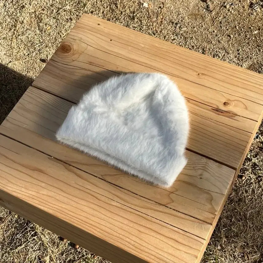 [BUNJANG] White Beanie / 화이트 비니