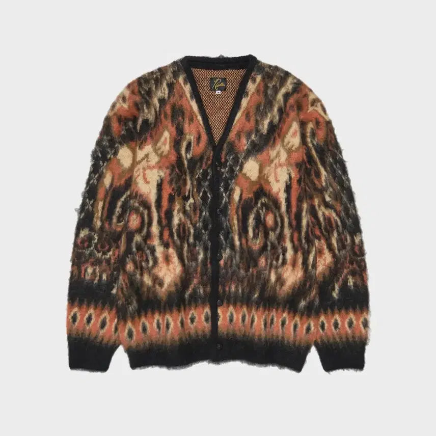 [BUNJANG] Needles Mohair Cardigan Paisley Black / M] 니들스 모헤어 가디건 페이즐리 블랙