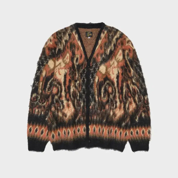 [BUNJANG] Needles Mohair Cardigan Paisley Black / M] 니들스 모헤어 가디건 페이즐리 블랙