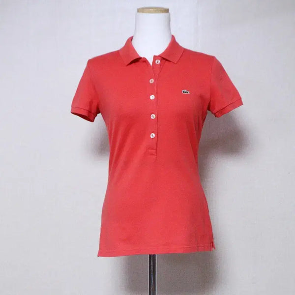 [BUNJANG] Lacoste Women's Short-Sleeve T-Shirt Size 55 / 라코스테 여성55 반팔 티셔츠(9)