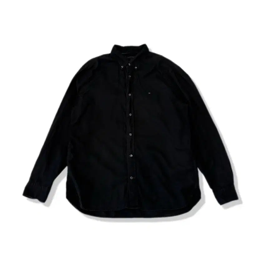 [BUNJANG] Tommy Hilfiger Black Shirt L / 타미힐피거 블랙셔츠L