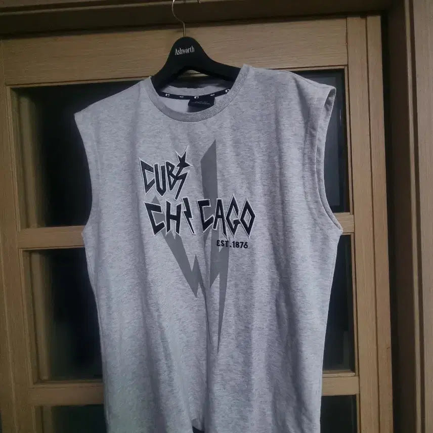 [BUNJANG] MLB Chicago Cubs Sleeveless T-Shirt L / mlb 시카코 컵스 민소매 티셔츠L