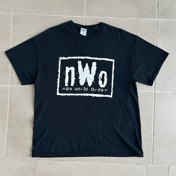 [BUNJANG] 00s Vintage NWO Wrestling T-Shirt XL / 00s 빈티지 NWO 티셔츠 레슬링 티셔츠