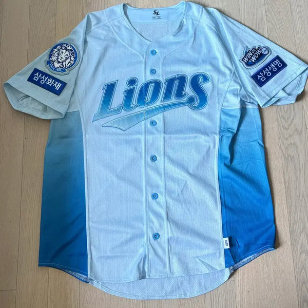 [BUNJANG] Samsung Lions Kim Young-woong Summer Uniform (Size 105) / 삼성 블루웨이브 썸머 써머 섬머 서머 유니폼 삼성라이온즈 김영웅