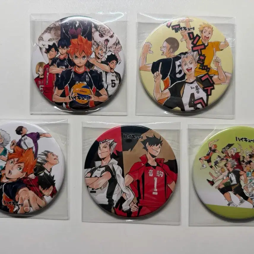 [BUNJANG] Haikyuu!! Jump Shop Original Art Can Badge Vol. 3 Bundle Set / (일괄) 하이큐 점프샵 원화 캔뱃지 3탄