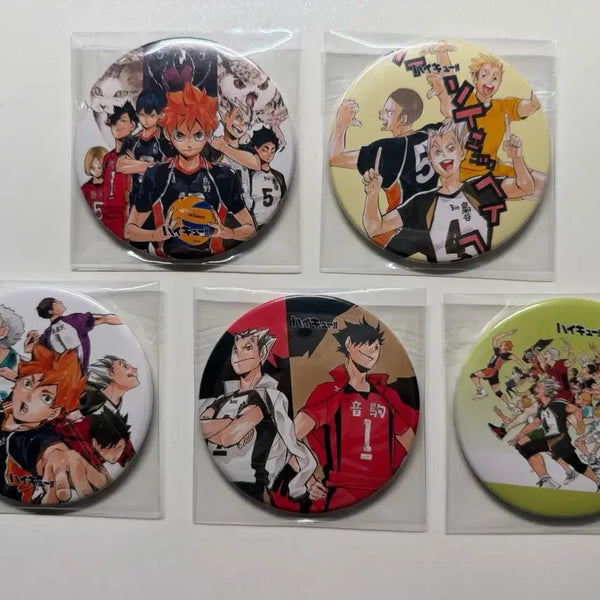 [BUNJANG] Haikyuu!! Jump Shop Original Art Can Badge Vol. 3 Bundle Set / (일괄) 하이큐 점프샵 원화 캔뱃지 3탄