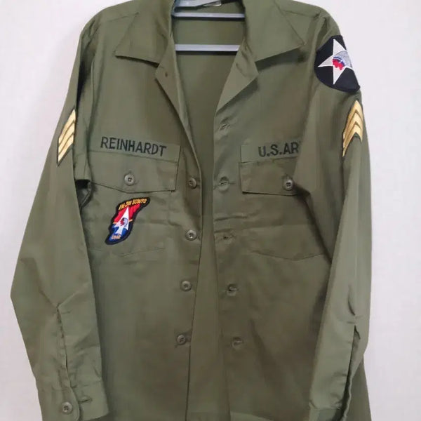[BUNJANG] US Military OG-507 Imjin Scout Shirt / 미군 OG-507 임진스카웃 밀리터리 셔츠