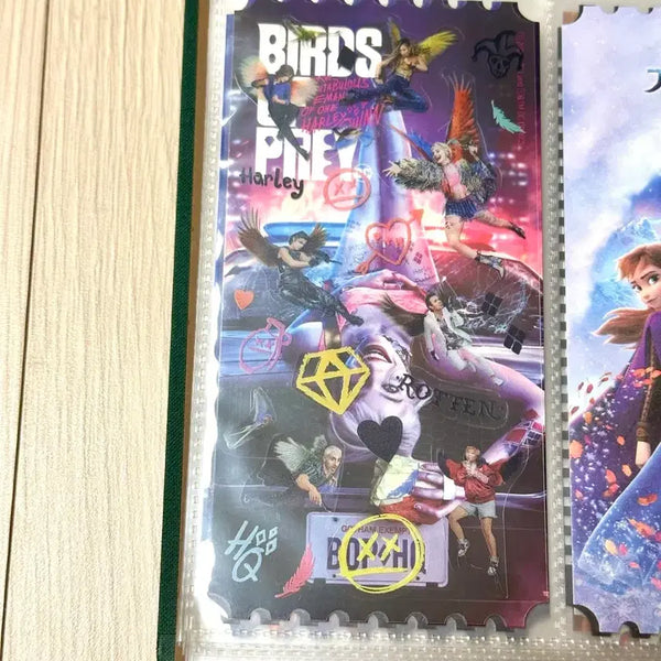 [BUNJANG] Birds of Prey Original Ticket & Sticker Set / [전용박스포장]영화 버즈오브프레이 오리지널티켓 할리퀸의황홀한해방
