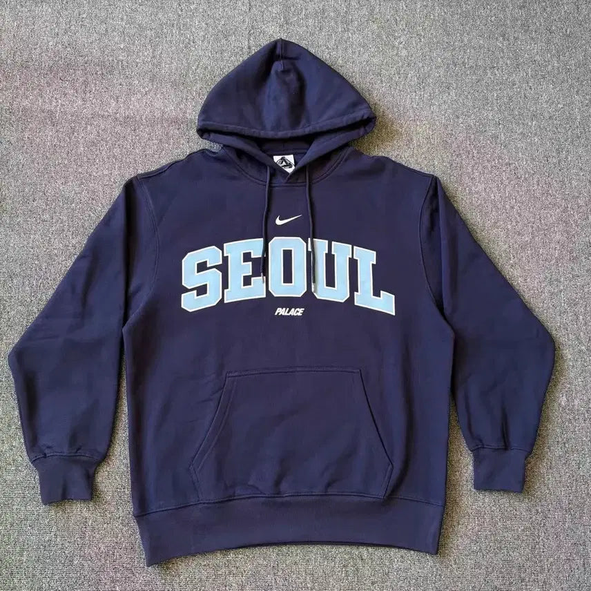 [BUNJANG] Palace Sweatshirt Navy Brown Casual Summer / 팔라스  맨투맨  네이비 갈색  캐쥬얼 여름