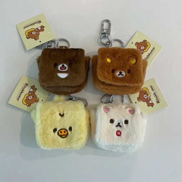 [BUNJANG] San-X Rilakkuma, Korilakkuma, Kiiroitori, Kogumakko Mini Keychain Airpods Pouch / 리락쿠마 코리락쿠마 키이로이토리 차이로이코구마 미니 키링 에어팟 파우치