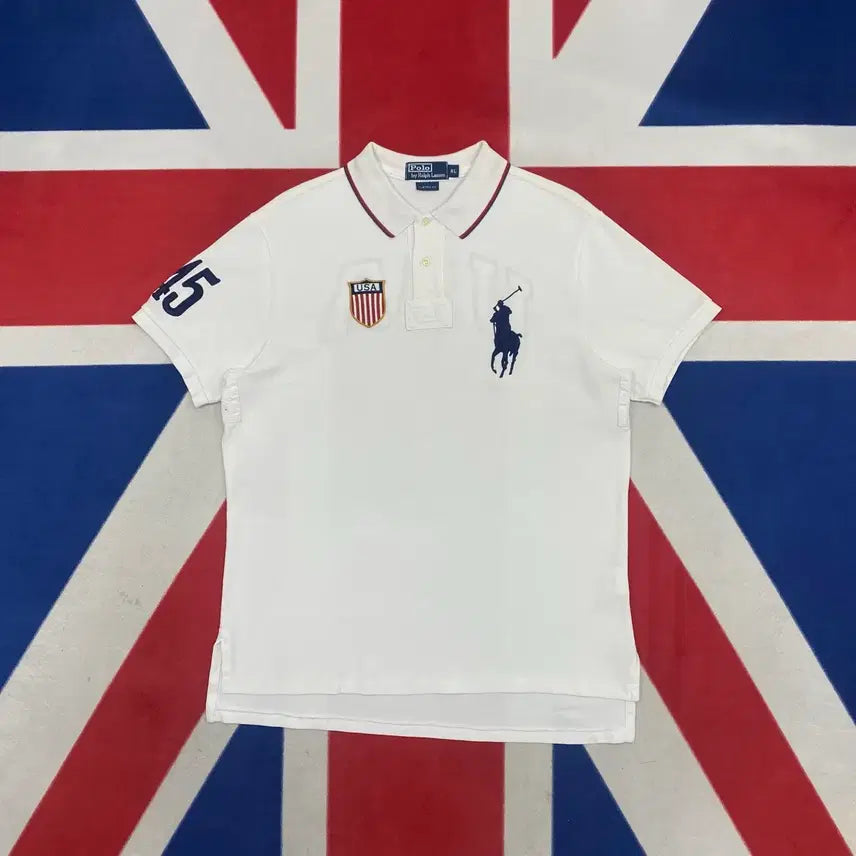 [BUNJANG] Polo Ralph Lauren Big Pony Chieftain USA Short Sleeve Polo Shirt XL / 폴로 빅포니 치프키프 USA 반팔 카라티 XL