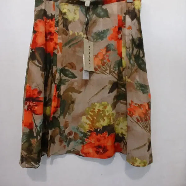 [BUNJANG] Burberry Flower Print Midi Skirt / 새상품 ) 버버리 플라워 프린트 스커트