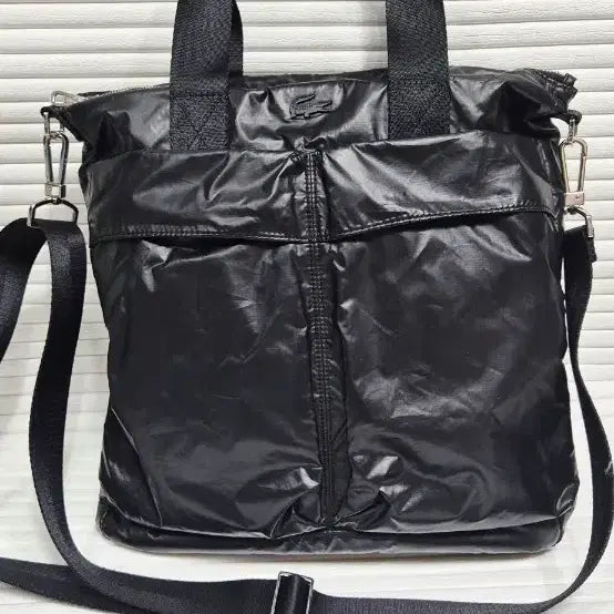 [BUNJANG] Lacoste Polyamide Tote and Crossbody Bag / 라코스테 폴리아마이드 토드 앤 크로스백