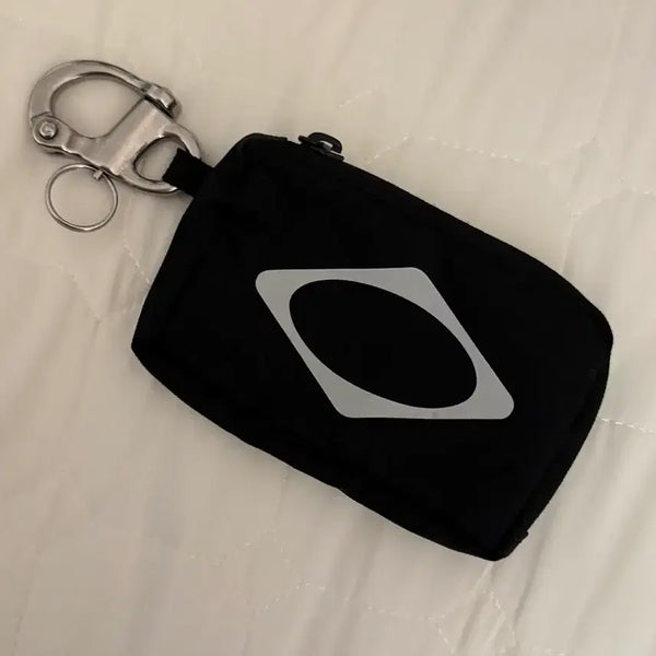 [BUNJANG] Mischief Rhombus Carabiner Pouch Black / Mischief 미스치프 롬버스 카라비너 파우치 블랙
