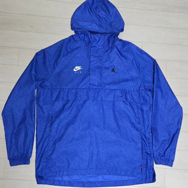 [BUNJANG] Nike Jordan Wings 1988 Anorak Jacket Blue Cement / [us M] 나이키 조던 윙스 1988 아노락 블루 시멘트 자켓