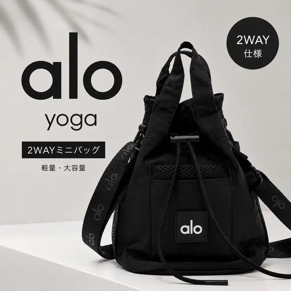 [BUNJANG] Alo Yoga Mini 2-Way Bag Black / alo yoga 2WAY Mini Bag Black