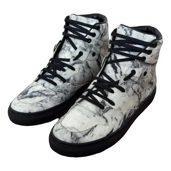 [BUNJANG] Balenciaga Marble High-Top Sneakers Size 40 / 발렌시아가 마블 하이탑 40사이즈