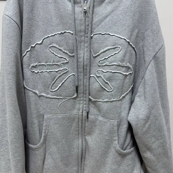 [BUNJANG] ERTAL Oversized Hoodie Zip-Up / 이알티알 후드집업