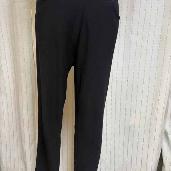 [BUNJANG] Black Cotton Women's Pants Leggings / 급처 처분 검정색 블랙 여성 바지 레깅스 면바지