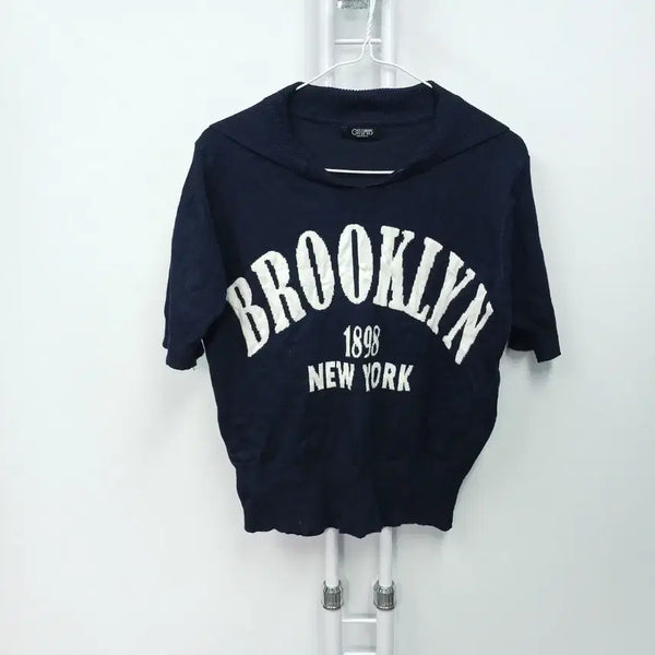 [BUNJANG] Of Limits 23SS Short Sleeve Collar Knit 55 / 오프리미츠 23SS 반팔 카라 니트 55