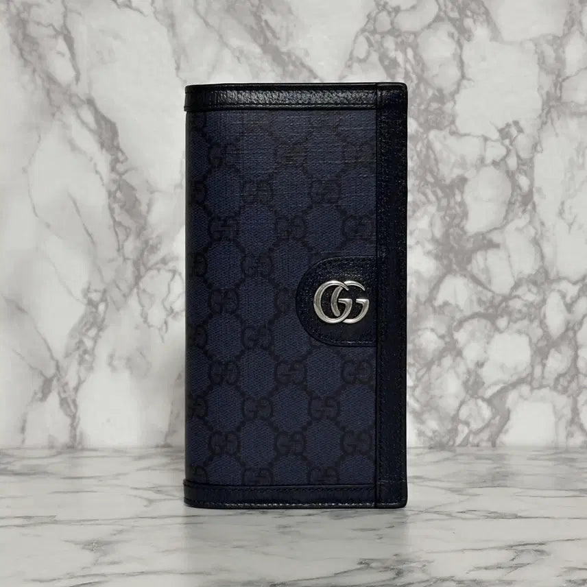 [BUNJANG] Gucci Ophidia Long Wallet Navy / [OS] 구찌 오피디아 장지갑 네이비