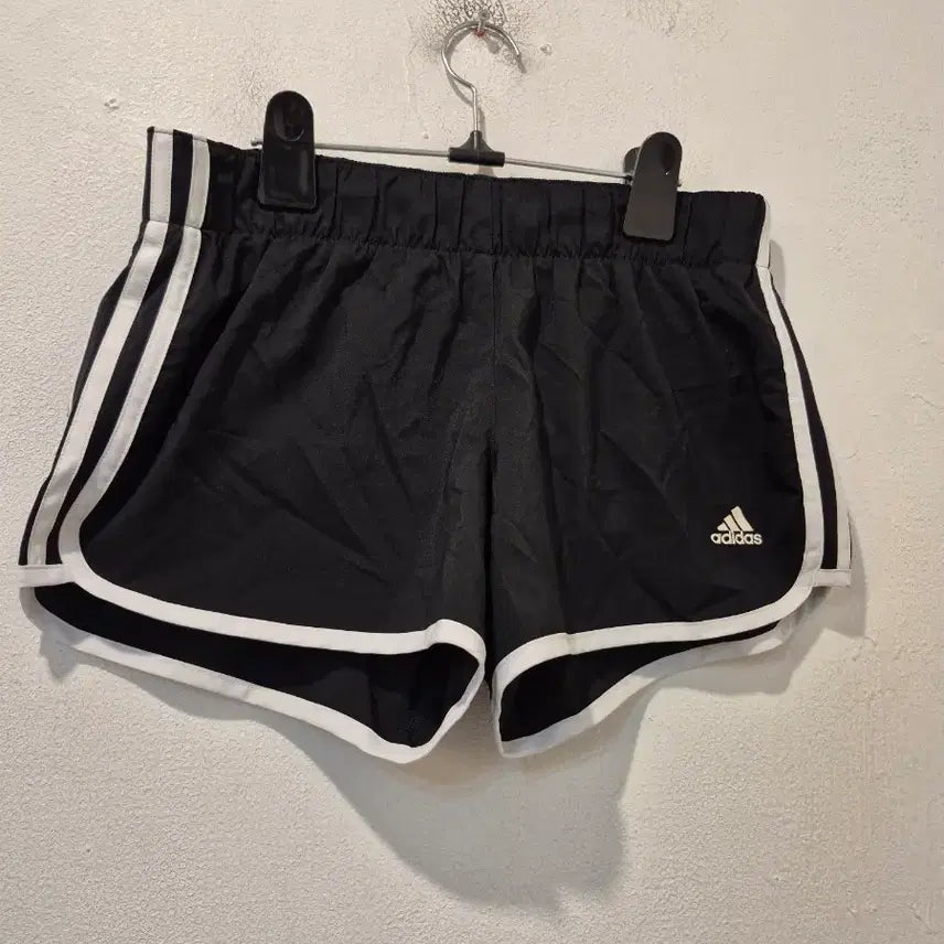 [BUNJANG] Adidas Three-Stripes Shorts Black/White / 아디다스 삼선 반바지 블랙/화이트