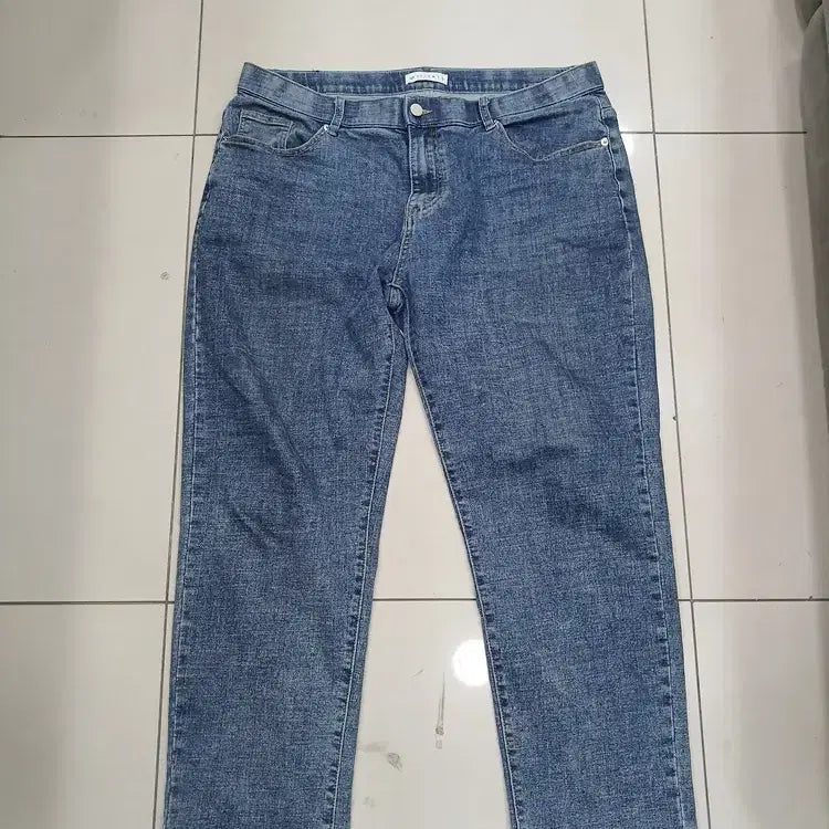 [BUNJANG] BRIG AID Size 38 Denim Pants / BRIG AID 38사이즈 청바지 허리밴딩 중고 일자