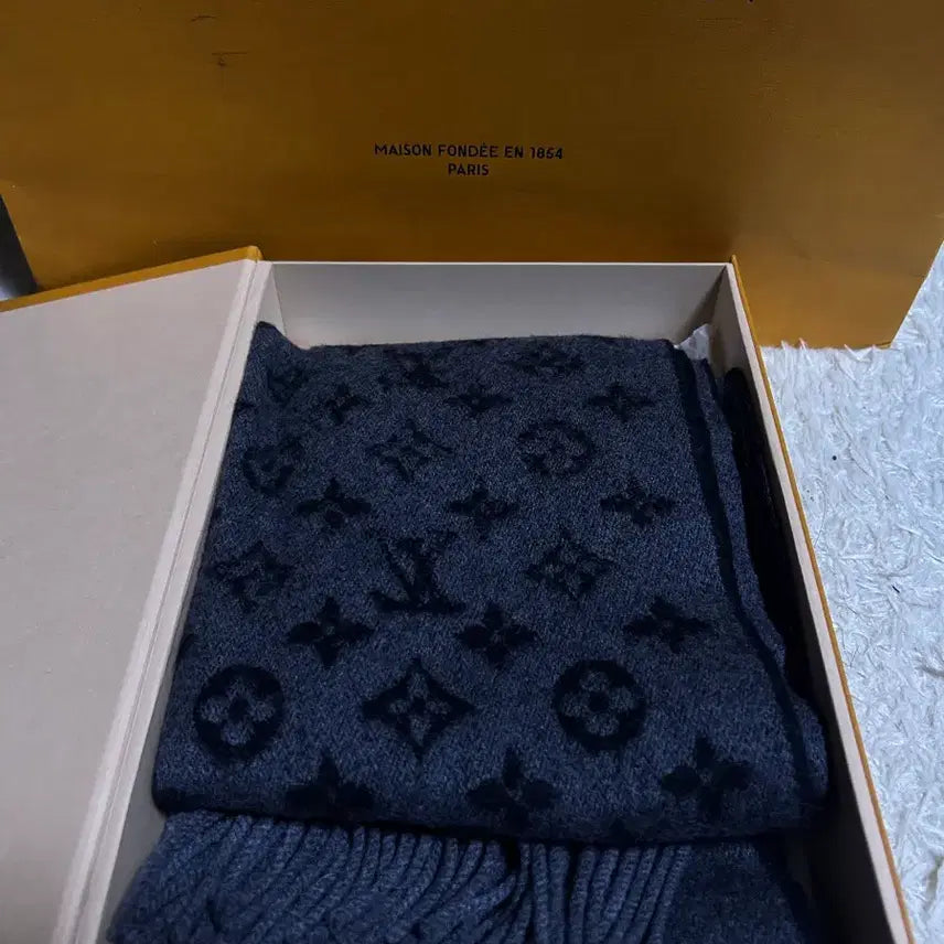 [BUNJANG] Louis Vuitton Gradient Monogram Scarf / [풀구성, 새상품급] 루이비통 그라데이션 목도리 머플러