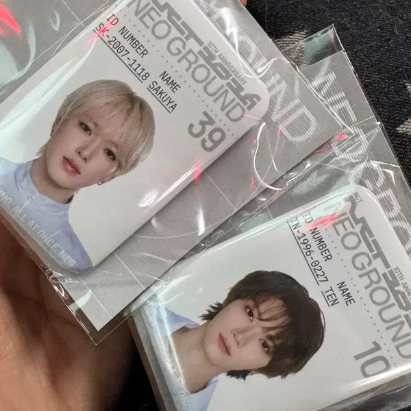 [BUNJANG] NCT 10th Anniversary Sakuya Metal ID Badge / 사쿠야 nct 엔시티 10주년 팝업 메탈 ID 뱃지