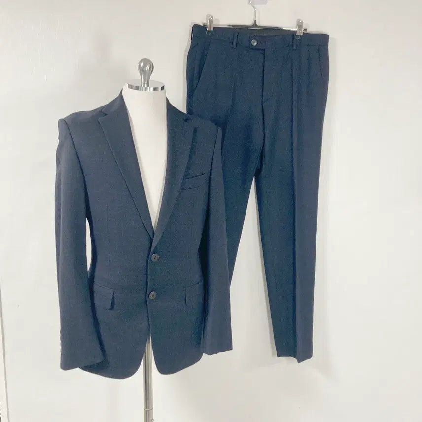 [BUNJANG] ANDZ Men's Navy Suit Set (Spring/Fall) - Size 95 / 앤드지 남성봄가을네이비정장세트95호호상점