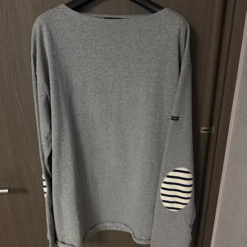 [BUNJANG] Saint James Galdo Striped Patch Long Sleeve T-Shirt Size T7 / 세인트제임스 길도 t7