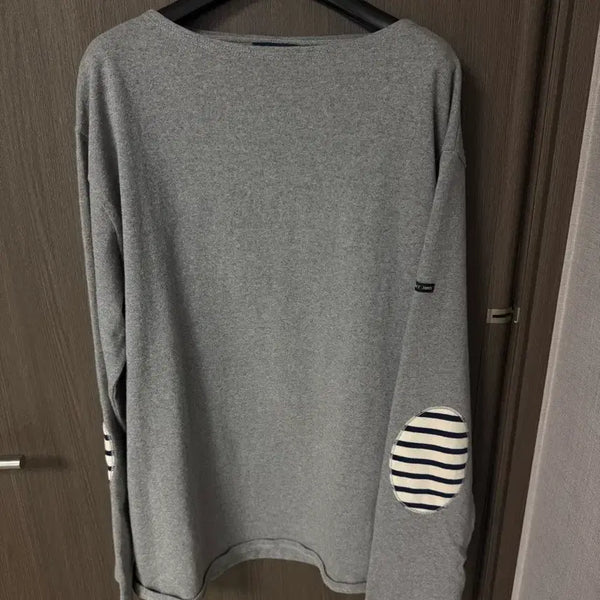 [BUNJANG] Saint James Galdo Striped Patch Long Sleeve T-Shirt Size T7 / 세인트제임스 길도 t7