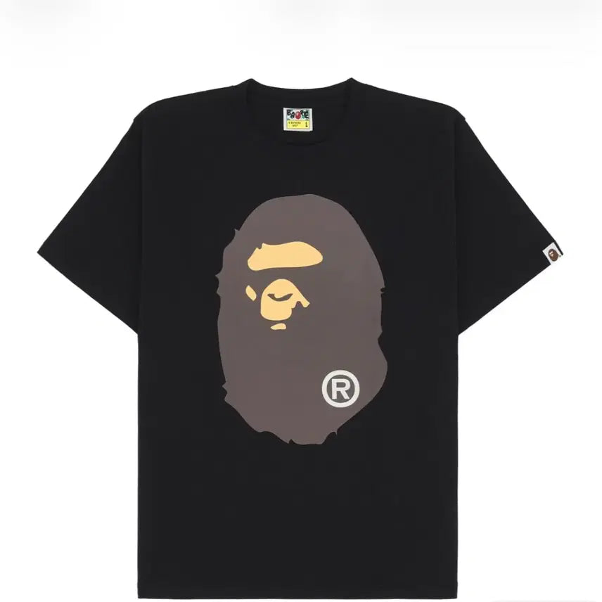 [BUNJANG] Bape Big Ape Head T-Shirt Black / [L] 베이프 빅 에이프 헤드 티셔츠 블랙 새상품